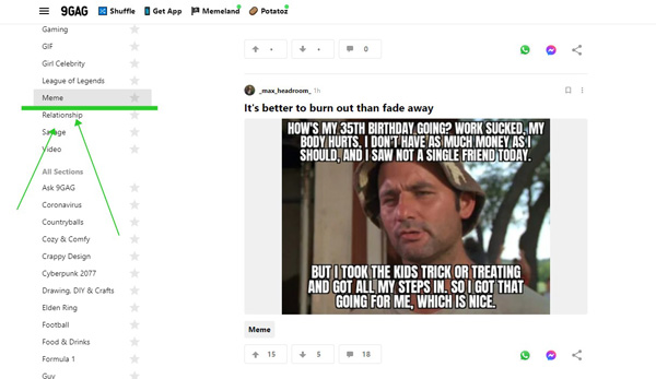 9gag gif meme downloading website