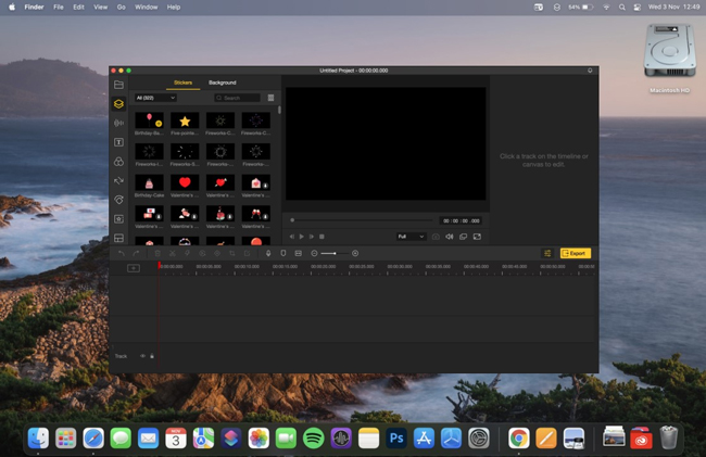 VideMake Video Editor interface