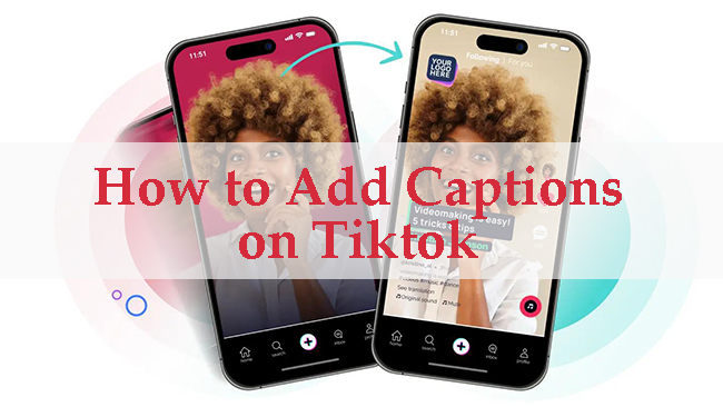 add captions on tiktok