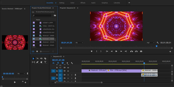 premiere pro interface