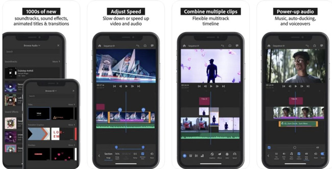 adobe premiere rush video editor for iphone