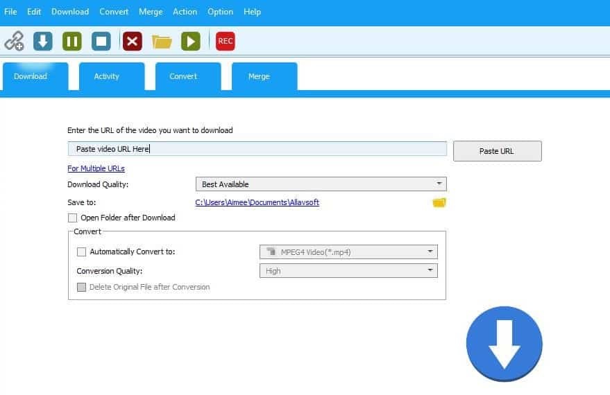 allavsoft video and music downloader