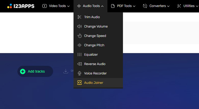 123apps audio joiner