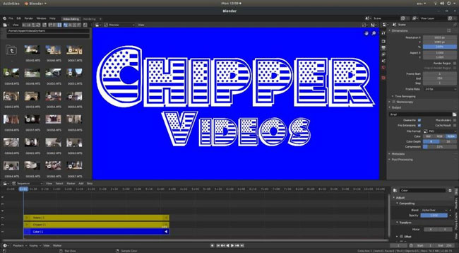 blender text video maker