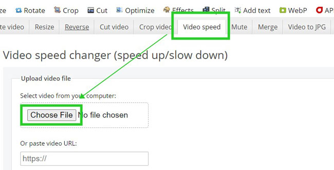 change video speed on ezgif