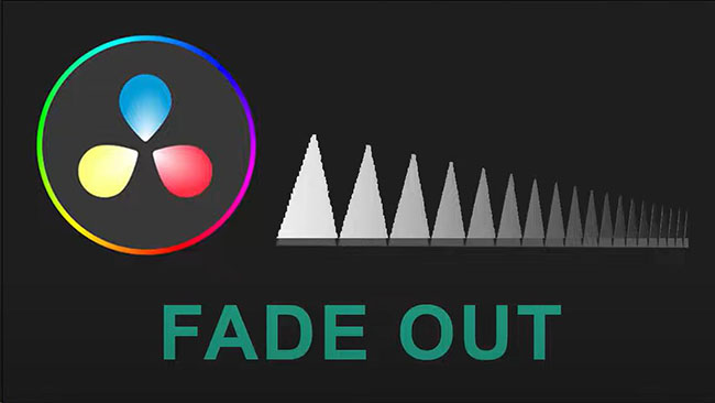 fade out audio in davinci resolve