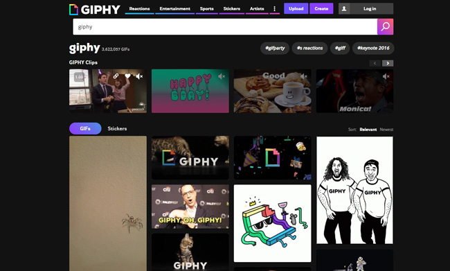 giphy website