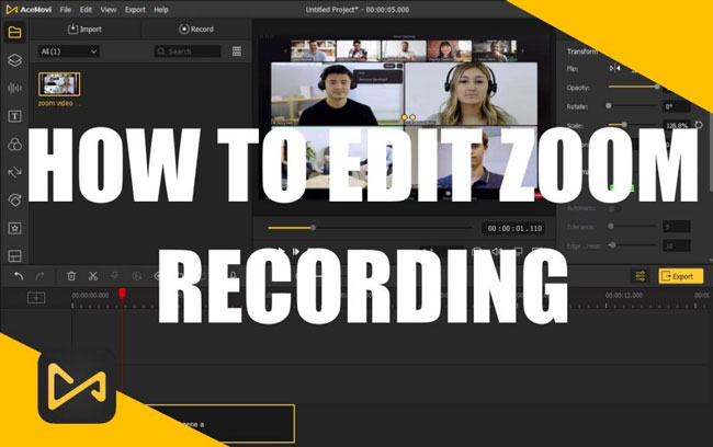 how to edit a zoom recording video on windows and mac for free