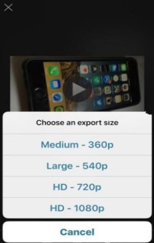 export video from imovie