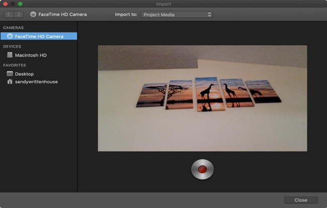 imovie webcam recorder