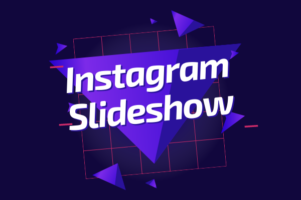 instagram slideshow