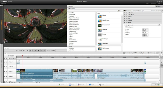 nero video advanced tool