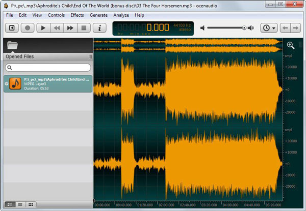 ocenaudio voice over video editor