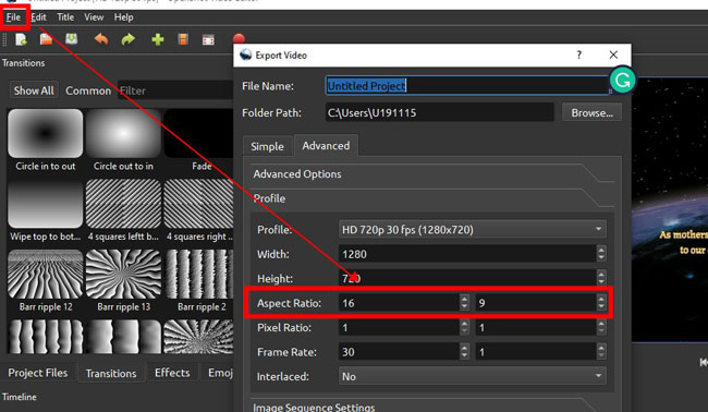 openshot video quality enhancement tool