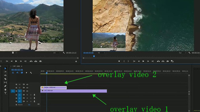 overlay video on premiere pro