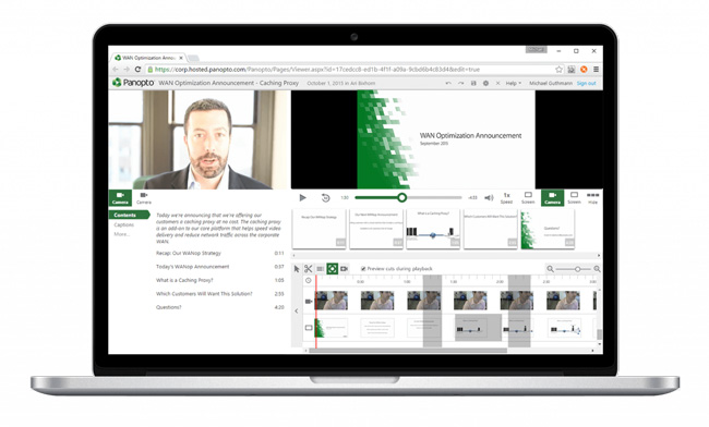 panopto tutorial video maker