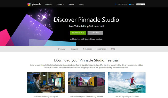 pinnacle studio 25's animated overlays