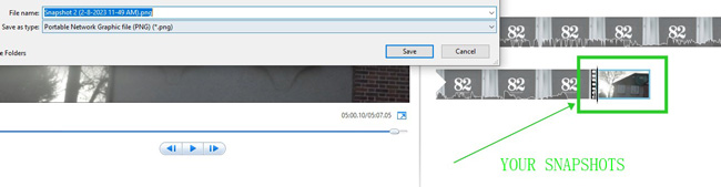 save video snapshot in windows movie maker