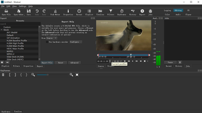 Shotcut video editor