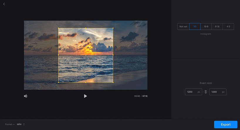 square video editor