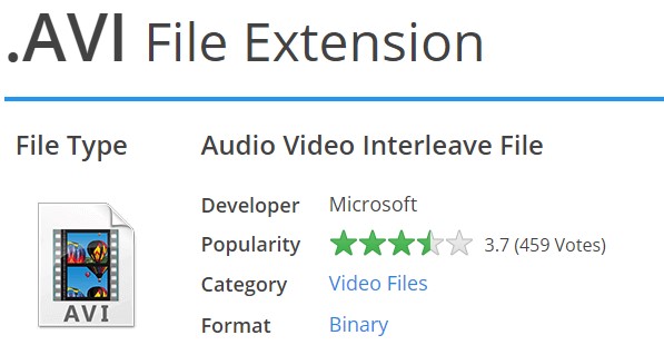 what is an avi file