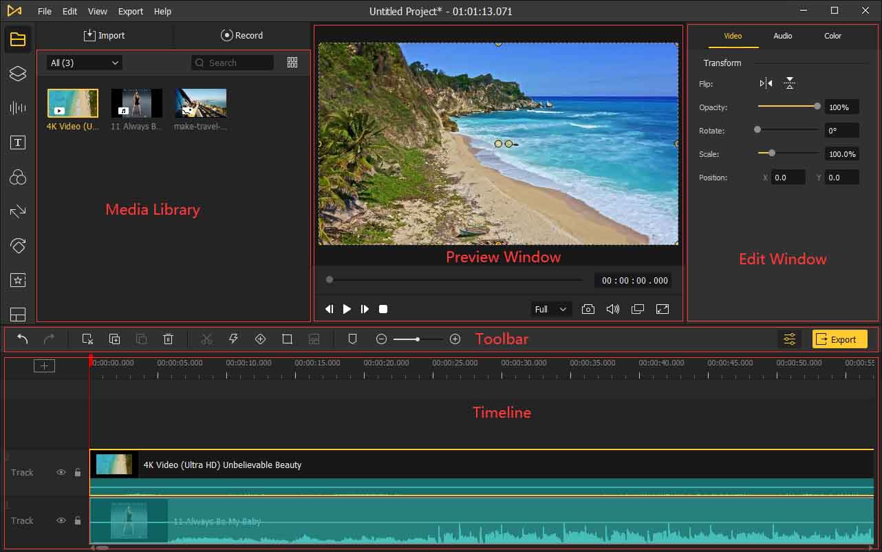 VideMake Video Editor advanced features