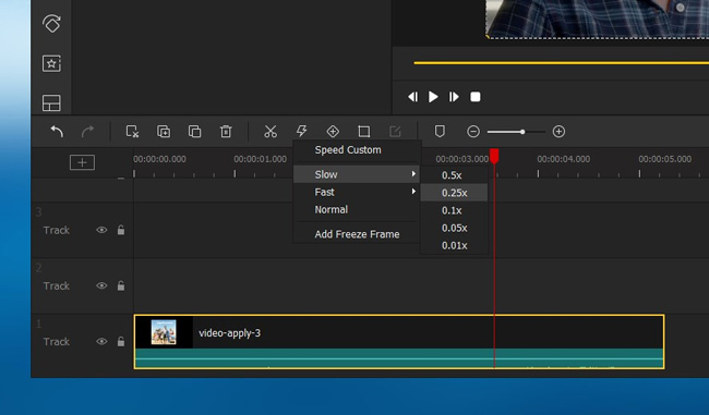 how to apply slow-motion effect wmv videos by videmake