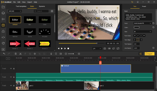 VideMake Video Editor for pets