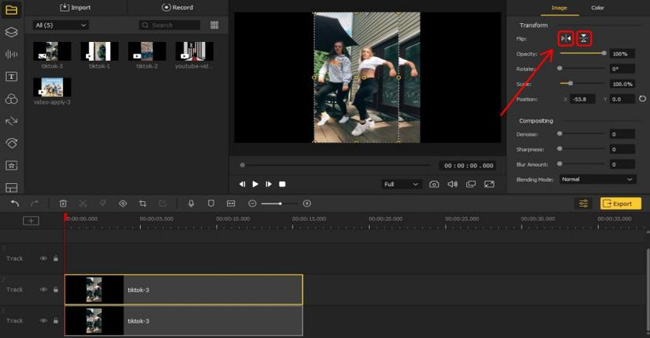 how to mirror video on mac and windows 10 with videmake mirror video maker